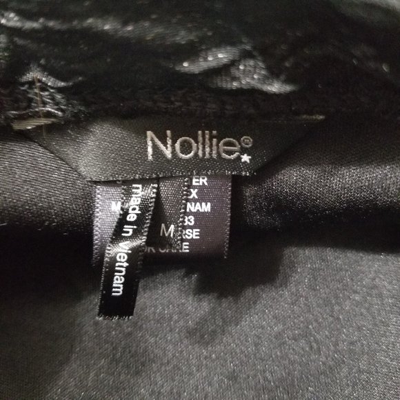 Nollie skirt Medium glittery metallic weave textured elastic pull on waist lined - Picture 12 of 13